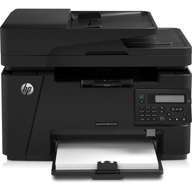 HP LaserJet Pro MFP M127fn پرینتر فکس چند کاره لیزری سیاه سفید اچ پی Laser Printer Fax
