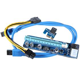 Riser PCIE x1 to x16 USB 3 Ver 008C extender