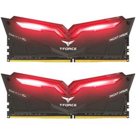 Team T-Force Night Hawk LED 32GB (2×16GB) DDR4 3200MHz RAM