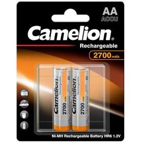 Camelion Ni-MH Rechargeable AA 2700mAh Battery | 2-Pack