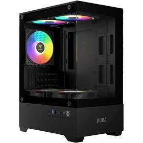 GAMDIAS AURA GC102M ARGB Micro-Tower Computer Case