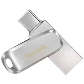 SanDisk Ultra Dual Drive Luxe USB Type-C Flash Memory - 128GB