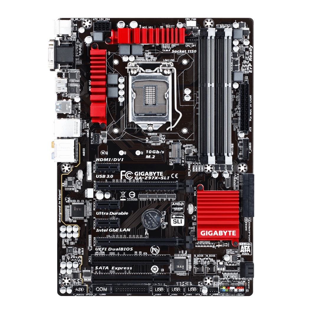 مادربرد گیگابایت gigabyte ga-z97x-sli lga 1150 motherboard