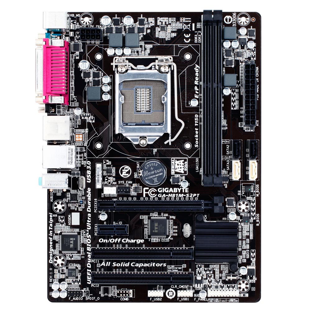 GIGABYTE GA-H81M-S2PT LGA1150 مادربرد گیگابایت