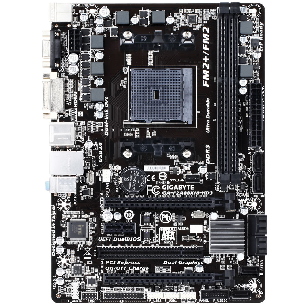 مادربرد گیگابایت fm2+ GIGABYTE F2A88XM-HD3
