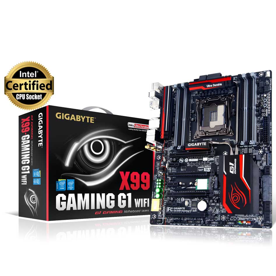 GIGABYTE GA-X99-Gaming G1 WIFI مادربرد گیگابایت گیمینگ LGA2011-3 v3 بسته بندی