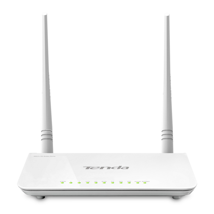 مودم وایرلس تندا Tenda D303 Wireless N300 ADSL2+ Modem Router