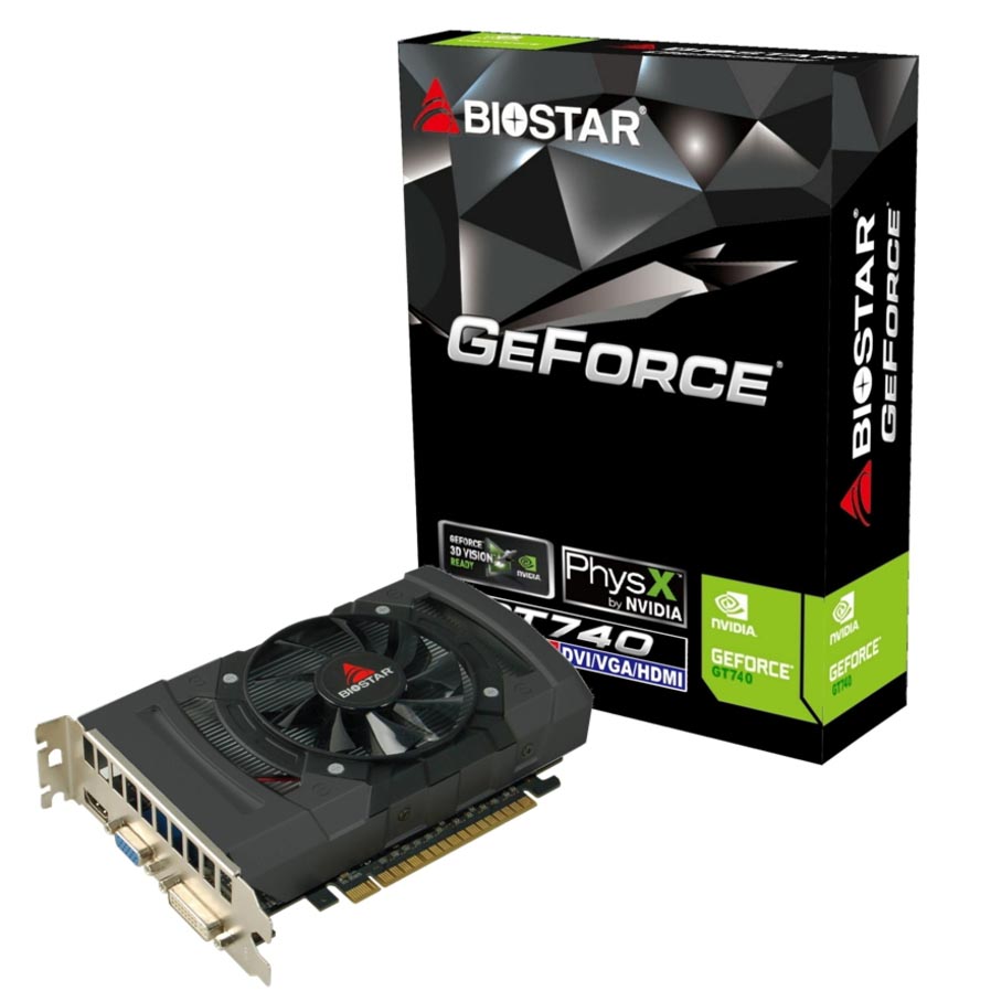 کارت گرافیک بایوستار انویدیا 128bit nvidia Biostar GT740 2GB GDDR3