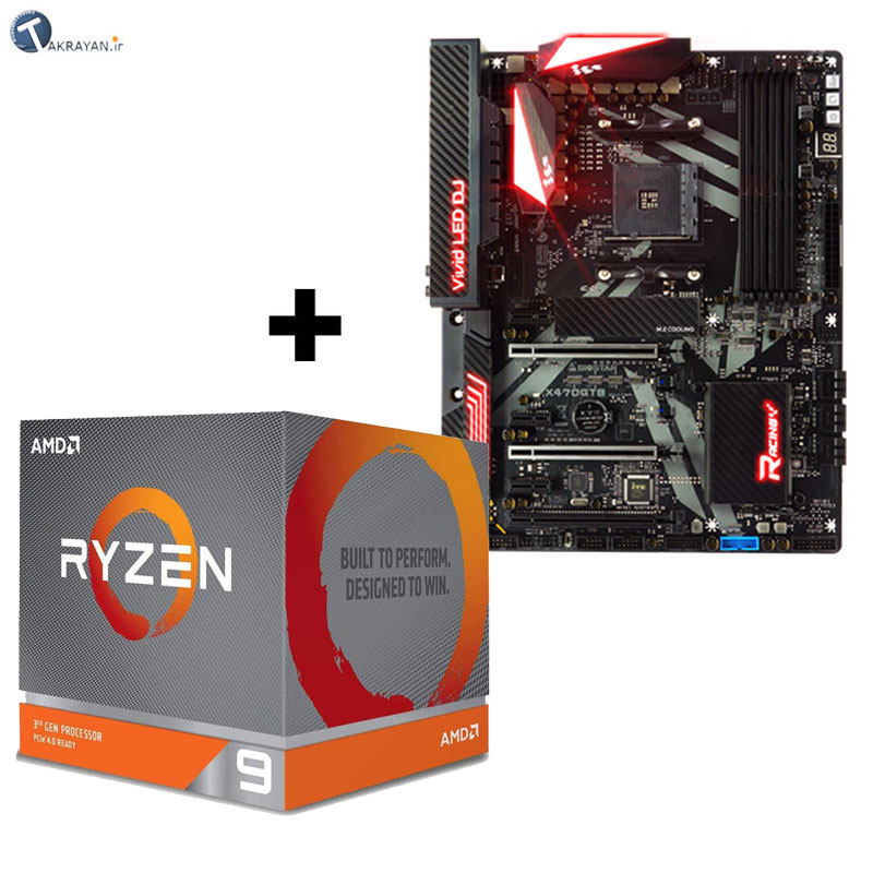 Biostar X470GT8 Motherboard + AMD RYZEN 9 3900X CPU