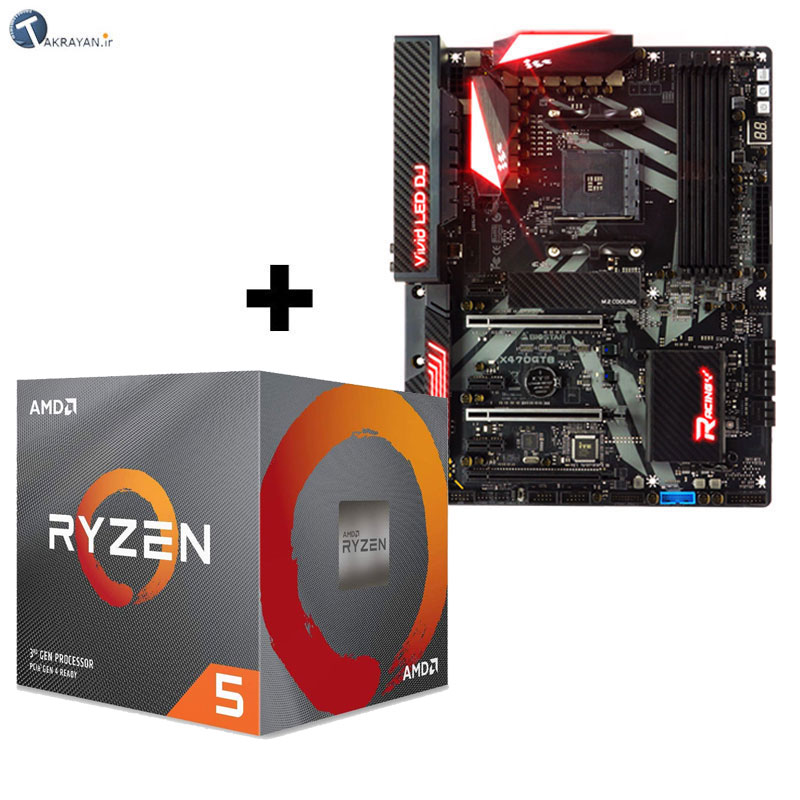 Biostar X470GT8 Motherboard + AMD RYZEN 5 3600X CPU