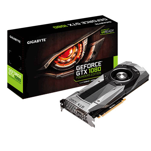GIGABYTE GeForce GTX 1080 Founders Edition GV-N1080D5X-8GD-B