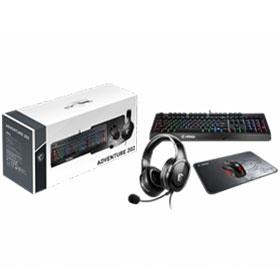 MSI ADVENTURE 202 COMBO Gaming (MOUSE + PAD MOUSE + KEYBOARD + HEADSET)